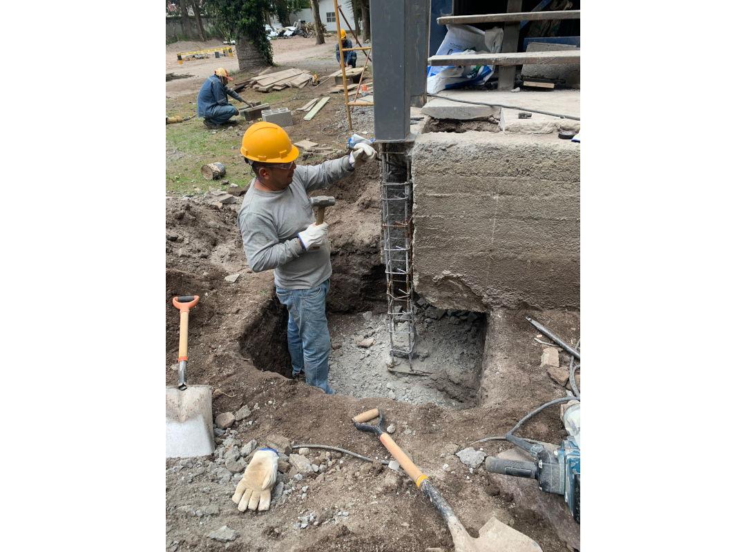 Reforzamiento del galpón de Delencanto — fotografía 7 de 13