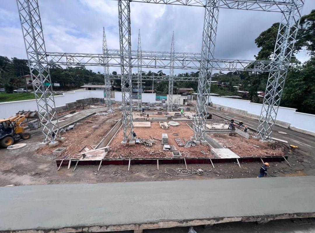 Obra civil de subestación — Subestación Pedro Vicente Maldonado