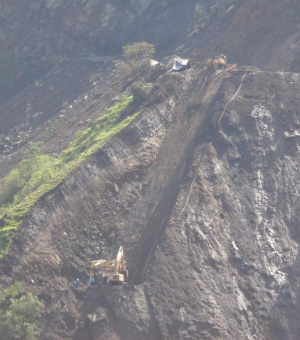 Obras preliminares — Hidrosigchos